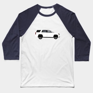 White SUV Tahoe Baseball T-Shirt